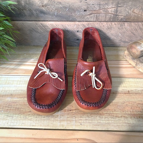 Dexter vintage 70’s style leather moccasins - Picture 2 of 7